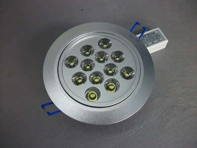 LED Light Bulbs: 12W Ceiling Spotlight / Downlight with Tilt Function Housing. Collections allowed