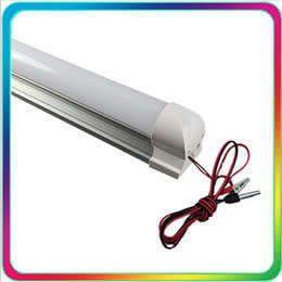 INTEGRATED 12V LED FLUORESCENT TUBE LIGHT: FROSTED COVER COMPLETE WITH WIRING. Collections allowed.