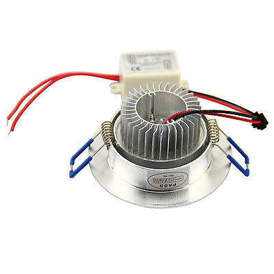 LED Ceiling Downlights Complete with Fitting & Swivel Function: 220V Warm White. Collections allowed