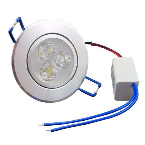 LED Ceiling Downlights Complete with Fitting & Swivel Function: 220V Warm White. Collections allowed