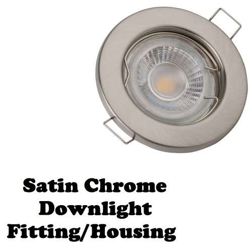 Downlight Fittings, Holders, Housings: Fixed Single Ring Type. Assorted Colours. Collections Allowed