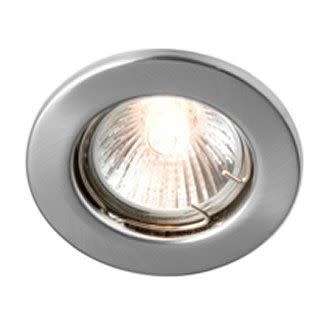 Fixed Single Ring Type In Satin Chrome Downlight Fittings / Holders / Housings. Collections Allowed.