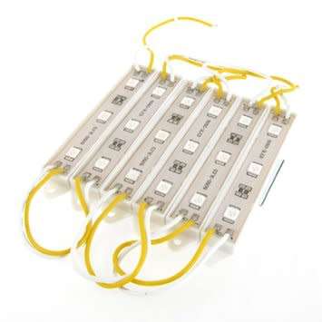 LED Light Modules: Waterproof Triple SMD5050 in Orange Colour 12V. Collections Are Allowed.