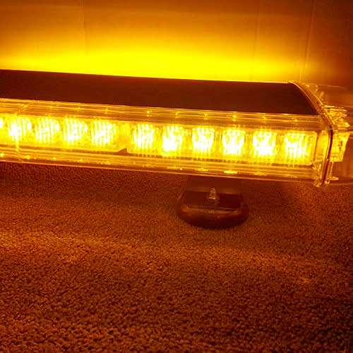 Car Roof Top Amber COB LED Flash Strobe Emergency Hazard Warning Light Bar. Collections Are Allowed.