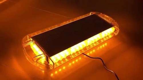 Orange Yellow Amber Car Roof Top COB LED Strobe Emergency Warning Flash Light. Collections Allowed.