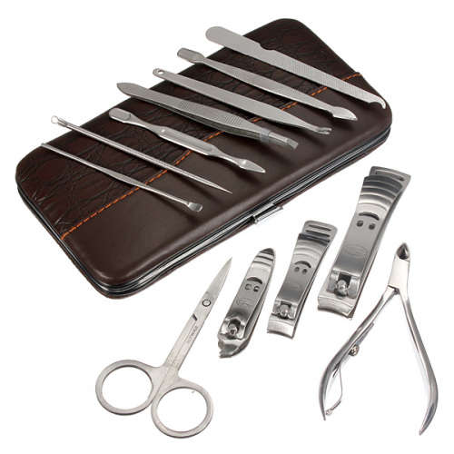Professional Manicure Pedicure Set Nail Beauty Care Kit. Collections are allowed.