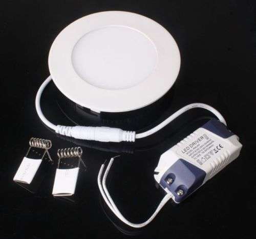 LED Ceiling Lights 9W 220V Round Panel Complete with Fittings plus Driver / PSU. Collections allowed