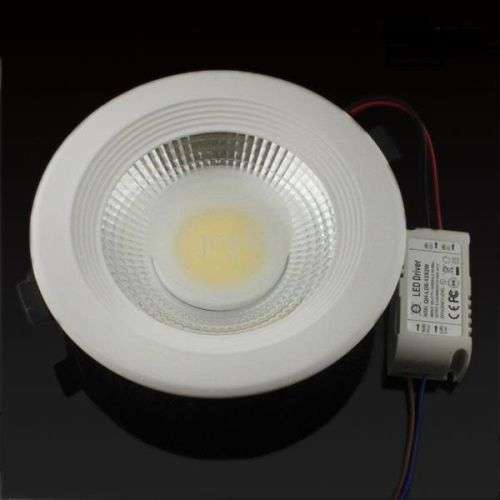 LED Ceiling Light: Spotlight 25W COB 180 ~ 265V in Cool White. Very Wide Beam. Collections Allowed.