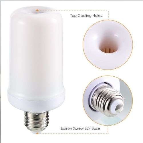 LED Light Bulbs: Flame Flicker Effect Type. Collections allowed.