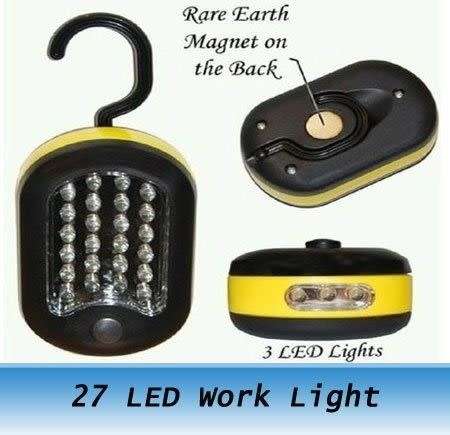 27-LED Emergency Work Light / Torch. Batteries Included. Collections are allowed.