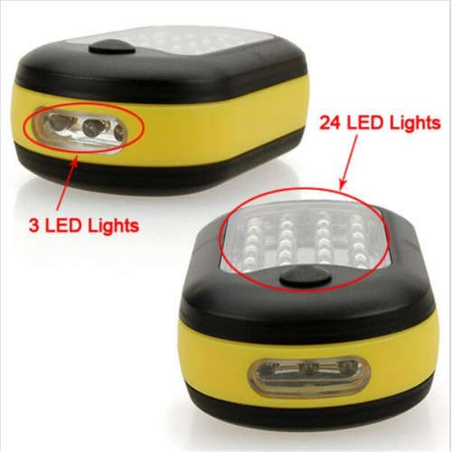 27-LED Emergency Work Light / Torch. Batteries Included. Collections are allowed.