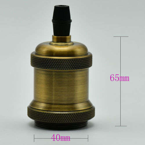 Light Pendant Ceiling Fittings: Retro Vintage Antique Edison E27. Collections are allowed.