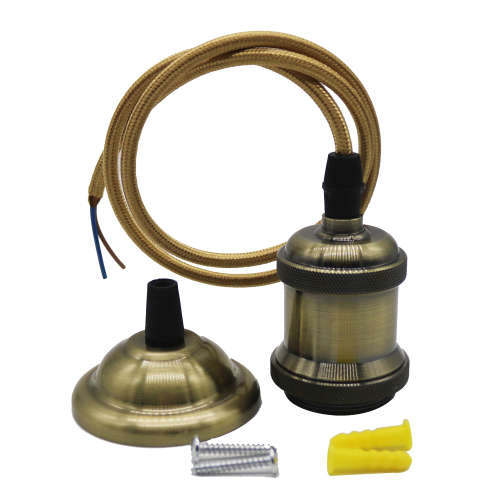 Light Pendant Ceiling Fittings: Retro Vintage Antique Edison E27. Collections are allowed.
