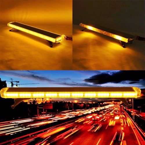 Breakdown Tow Truck Amber Orange Yellow Vehicle Strobe Roof Top Flash Light Bar. Collections Allowed