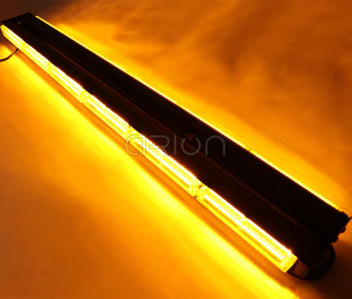 Orange Yellow Amber Vehicle LED Double Side Strobe Flash Light Bar 60cm. Collections allowed.