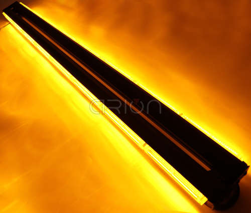 Orange Yellow Amber Vehicle LED Double Side Strobe Flash Light Bar 60cm. Collections allowed.