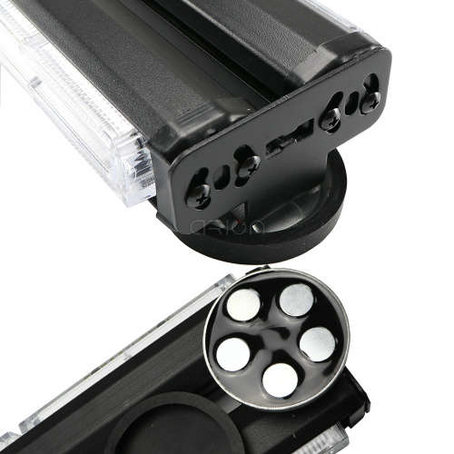 Orange Yellow Amber Vehicle LED Double Side Strobe Flash Light Bar 60cm. Collections allowed.