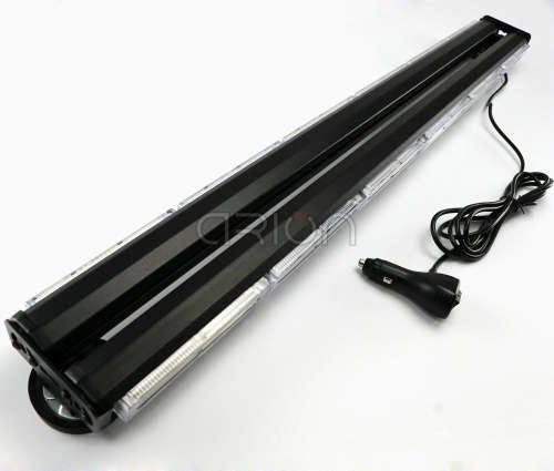 Orange Yellow Amber Vehicle LED Double Side Strobe Flash Light Bar 60cm. Collections allowed.