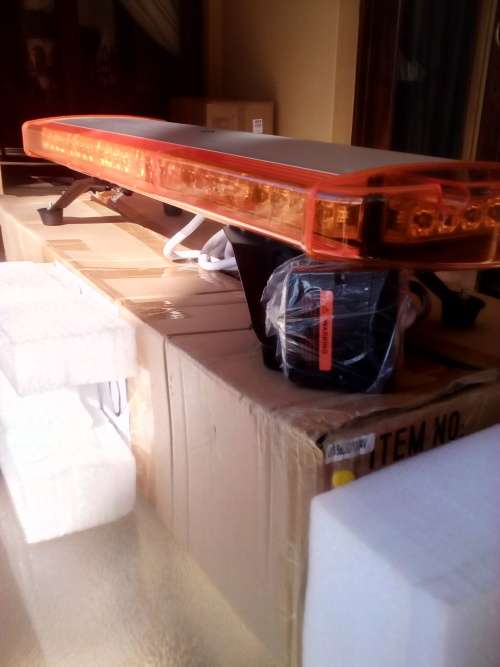 Amber Vehicle Strobe Roof Top Emergency Warning Flash Light. Collections are allowed.