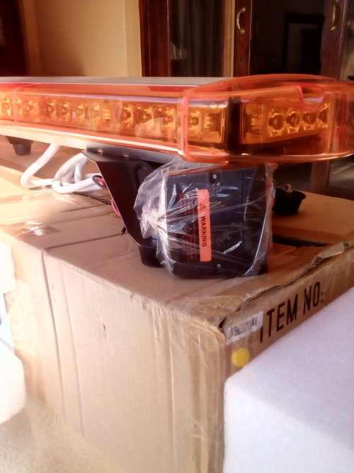 Amber Vehicle Strobe Roof Top Emergency Warning Flash Light. Collections are allowed.