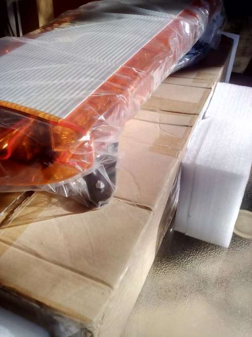 Amber Vehicle Strobe Roof Top Emergency Warning Flash Light. Collections are allowed.
