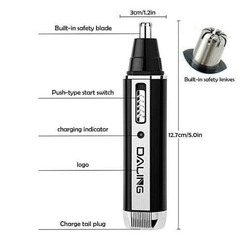 Rechargeable Electric Nose Hair Trimmer + More. Collections are allowed.