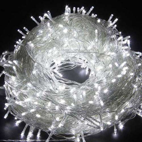 20m LED Decorative Fairy String Lights Waterproof Battery Operated Cool White. Collections Allowed.