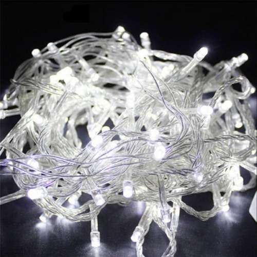 20m LED Decorative Fairy String Lights Waterproof Battery Operated Cool White. Collections Allowed.