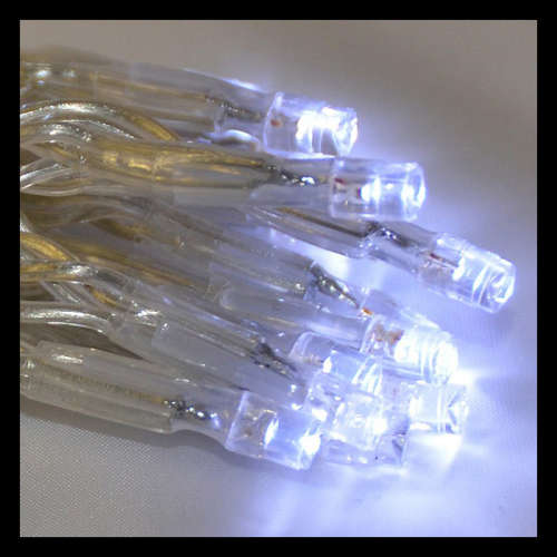 LED Decorative Fairy String Lights Waterproof 220V AC In Cool White. Extendable. Collections Allowed