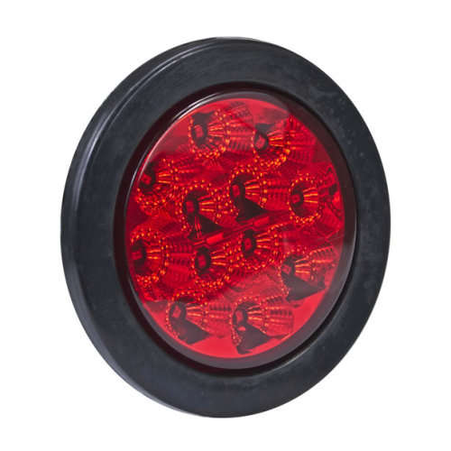 LED TAIL / STOP / BRAKE LIGHTS: Round 12V ~ 24V RED. SOLD AS A PAIR. Collections Are Allowed.