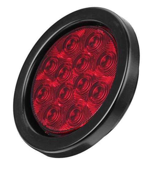 LED TAIL / STOP / BRAKE LIGHTS: Round 12V ~ 24V RED. SOLD AS A PAIR. Collections Are Allowed.