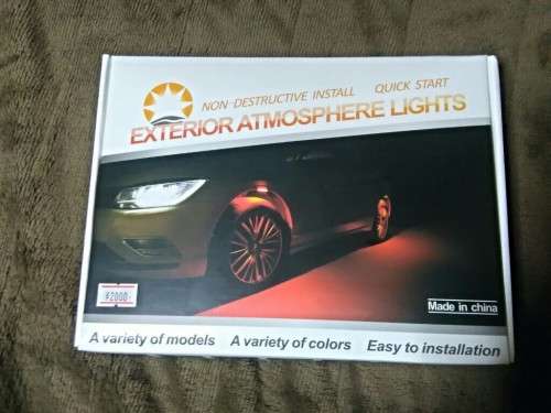 LED Car Wheels Tyre RGB MultiColour Styling Lights With Remote Control. Collections allowed.