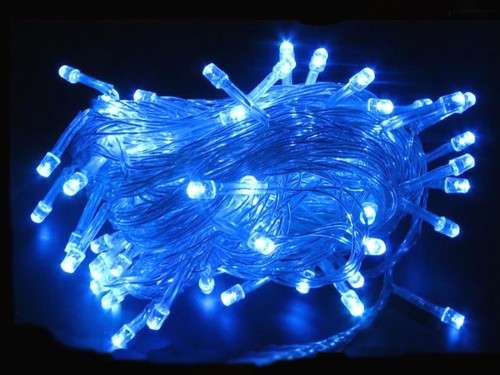 Blue Colour LED Decorative Fairy String Lights Waterproof 3AA Battery Operated. Collections Allowed.