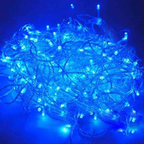 Blue Colour LED Decorative Fairy String Lights Waterproof 3AA Battery Operated. Collections Allowed.