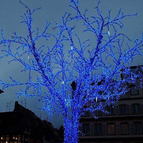 Blue Colour LED Decorative Fairy String Lights Waterproof 3AA Battery Operated. Collections Allowed.