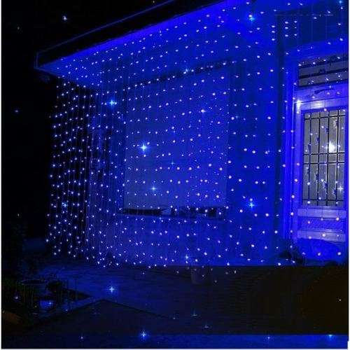 Blue Colour LED Decorative Fairy String Lights Waterproof 3AA Battery Operated. Collections Allowed.