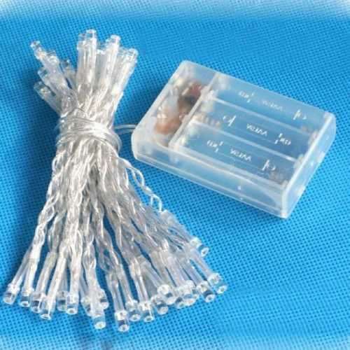Blue Colour LED Decorative Fairy String Lights Waterproof 3AA Battery Operated. Collections Allowed.