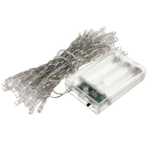 Warm White Battery Operated LED Decorative Fairy String Lights Waterproof. Collections Are Allowed.