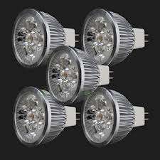 LED DOWNLIGHT / SPOTLIGHT BULBS - MR16 4W 12V DC.