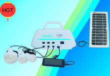 PORTABLE SOLAR POWER RECHARGEABLE SYSTEM (3-LED LIGHTS + MORE)******FREE SHIPPING******