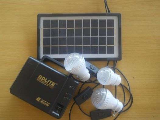 PORTABLE SOLAR LED RECHARGEABLE MINI KIT SYSTEM (3-LED BULBS + MORE)