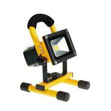 LED Floodlight: Rechargeable Portable Project Work Light. Collections are allowed.