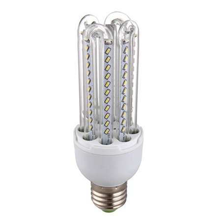 LED GLASS COVERED CORN LIGHT BULBS: 9W U-SHAPE ENERGY SAVER 220V In E27. Collections allowed