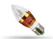 LED Light Bulbs: Candle Design 3W 220V E27 Warm White. Collections are allowed.