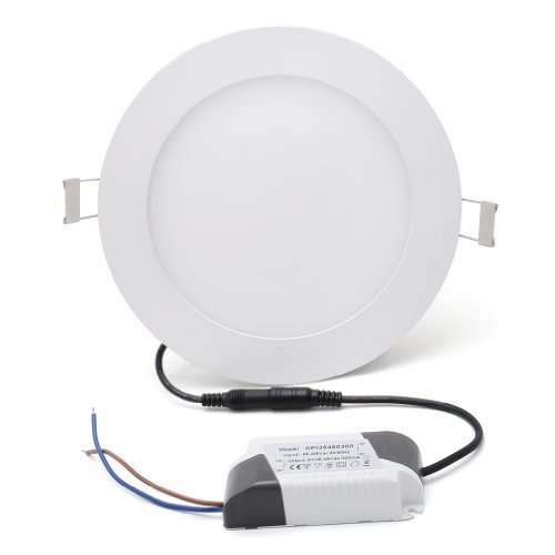 Round Panel LED Ceiling Lights Complete with Fittings plus Driver/ PSU 12W 220V. Collections allowed