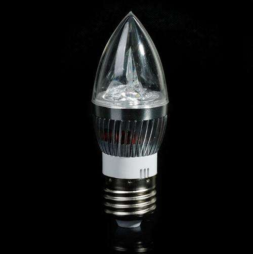 LED CANDLE LIGHT BULBS: 3W 220V E27 WARM WHITE