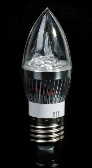 LED Light Bulbs: Candle Design 3W 220V E27 Warm White. Collections are allowed.