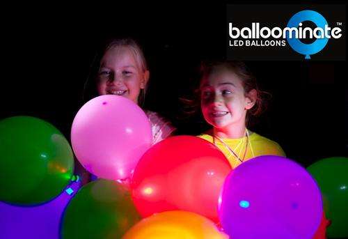 LED GLO BALLOONS (sold in packs of 5 balloons). Collections are allowed.