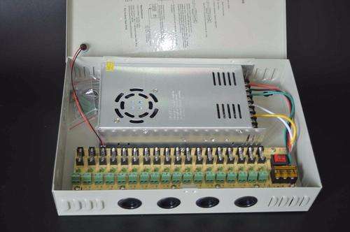 CCTV Power Supply Box: 18 Channels 20A 12V DC. Collections are allowed.