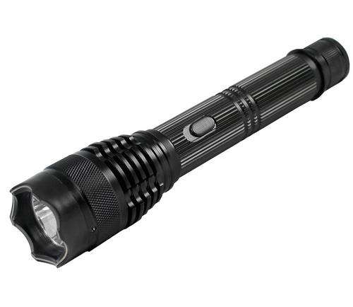 Rechargeable LED Flashlight Torch and Electric Shock Stun Gun. Collections are allowed.